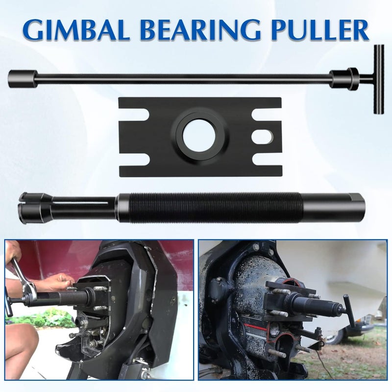 Binazon Gimbal Bearing Puller, Gimbal Bearing Remover Tool Fit For Mercruiser Alpha, Alpha 1, MR, Bravo, OMC and Volvo - Image 4